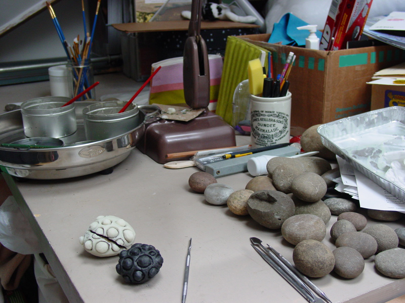 the studio